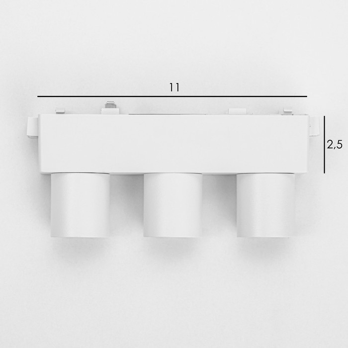 Светильник трековый ULTRA Светильник трековый ULTRA "Три бочонка" LED 6Вт 3000K-5700К CRI90 белый 12,2х2,6х5,5см