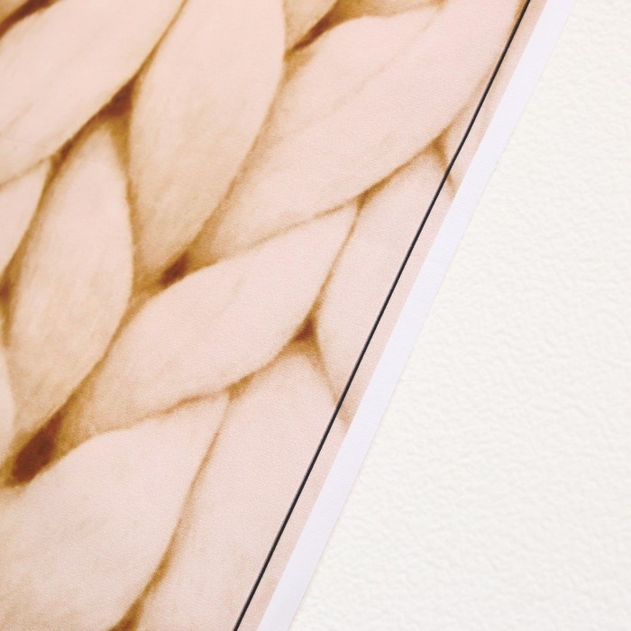 Фотофон винил Фотофон винил "Молочный плед.. Крупная вязка" 120х80 см