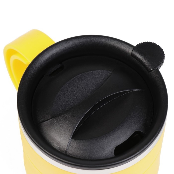 Термокружка "Мастер К" Поход "Смайл", 450 мл, сохраняет тепло 2 ч, 12.5 х 10.5 см