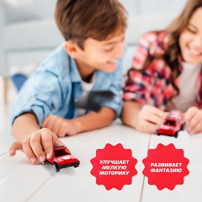 Набор металлических машин «Пожарная служба», 5 штук Набор металлических машин «Пожарная служба», 5 штук