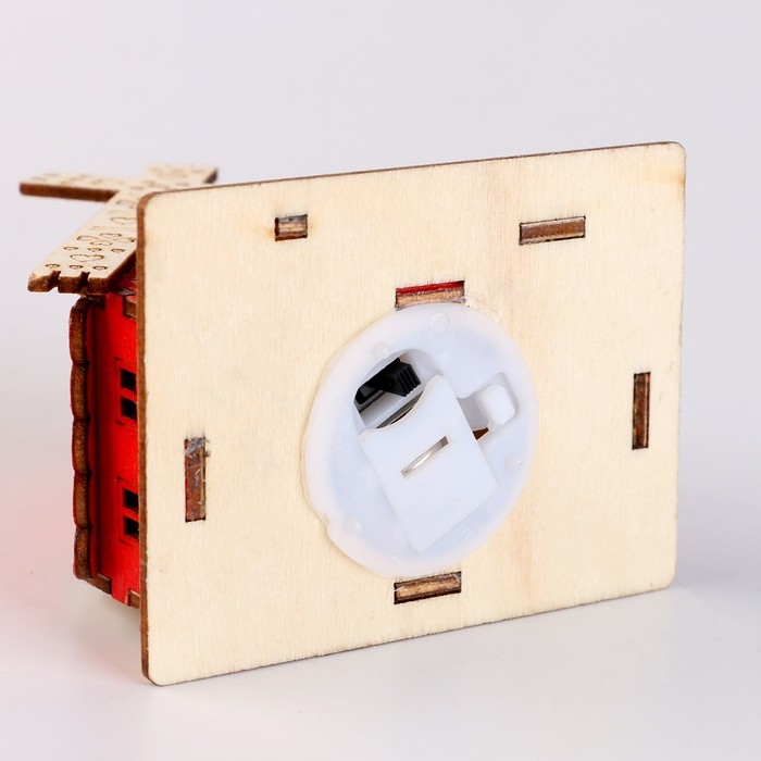 Новый год! Световой декор «Дом Дед Мороза» красного цвета, 5,9 × 7 × 8,3 см Новый год! Световой декор «Дом Дед Мороза» красного цвета, 5,9 × 7 × 8,3 см