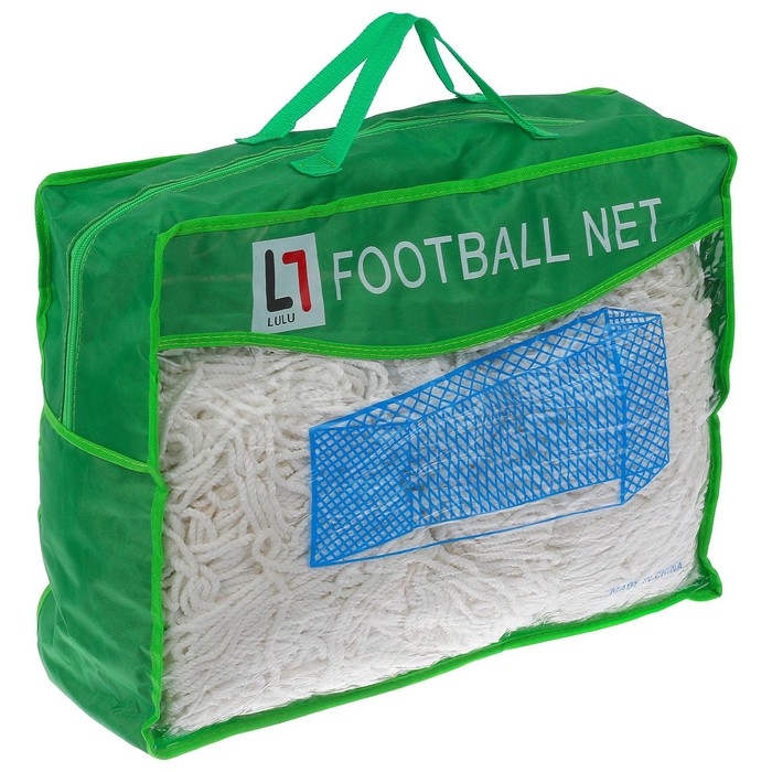 Сетка футбольная ONLYTOP, 7,32х2,44 м, нить 3 мм, 2 шт. Сетка футбольная ONLYTOP, 7,32х2,44 м, нить 3 мм, 2 шт.