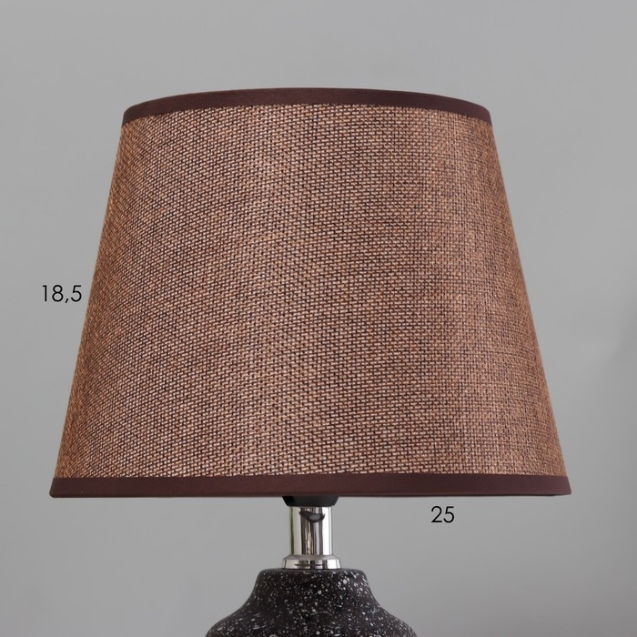 Настольная лампа Настольная лампа "Патрисия" Е14 40Вт черно-золотой 20х20х35 см