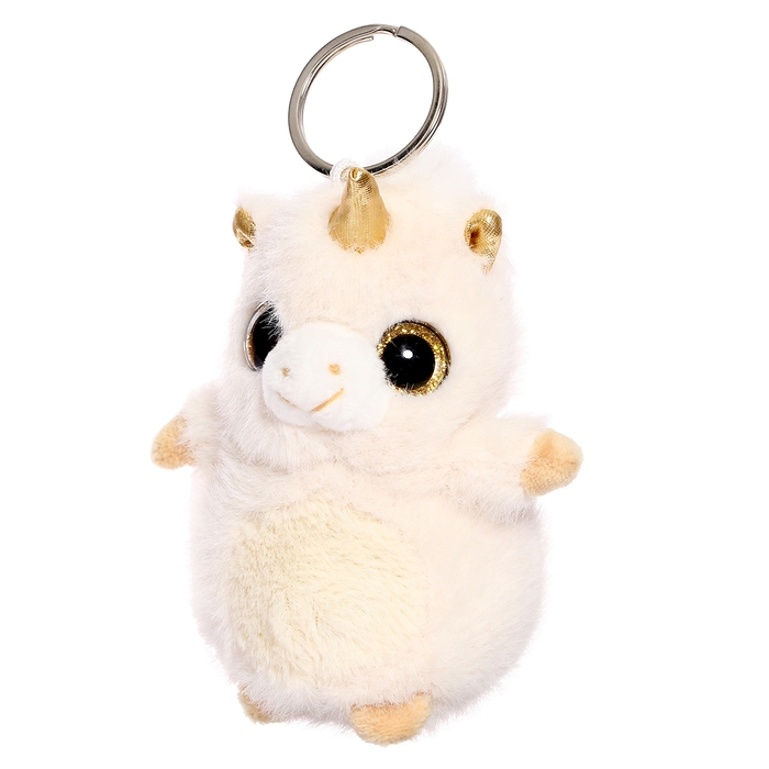 Мягкая игрушка «Единорожка», цвет золотой, 12 см Мягкая игрушка «Единорожка», цвет золотой, 12 см