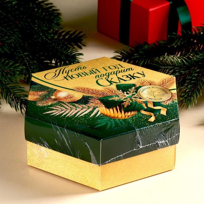 Новый год! Чайная коллекция «Пусть Новый год подарит сказку», 75,6 г (42 пакетика х 1,8 г). Новый год! Чайная коллекция «Пусть Новый год подарит сказку», 75,6 г (42 пакетика х 1,8 г).