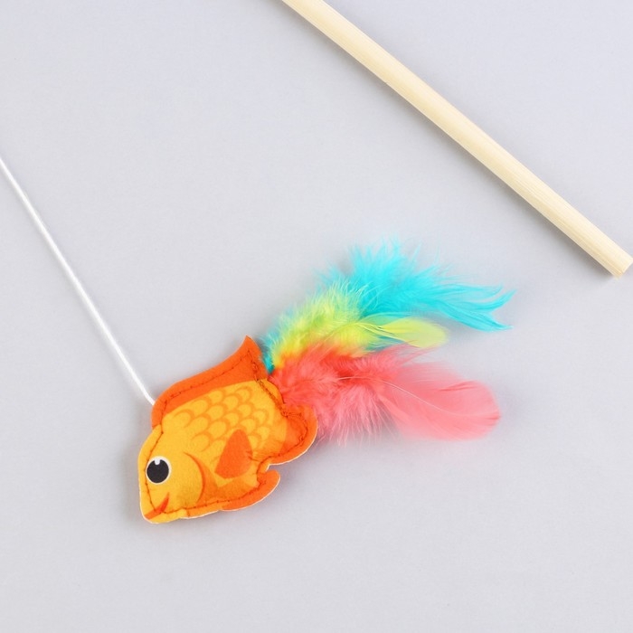 Дразнилка из фетра «Рыбка», 6,4х4,8 см Дразнилка из фетра «Рыбка», 6,4х4,8 см