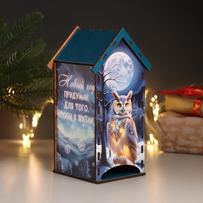 Новогодний чайный домик Новогодний чайный домик "Сказка" 20х10,5х9,5 см