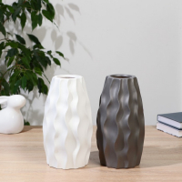 Ваза керамика настольная "Лидл" d-8 см 24,5 см, микс