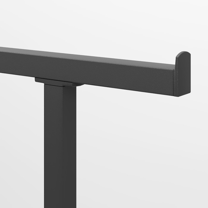 Вешало напольное с выносом 800×500×1500, цвет чёрный Вешало напольное с выносом 800×500×1500, цвет чёрный