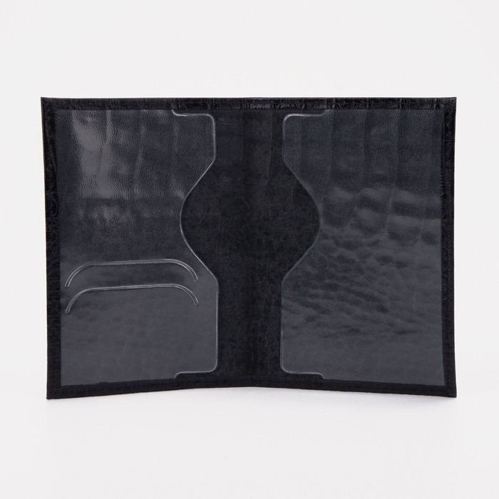 Обложка для паспорта, цвет чёрный Обложка для паспорта, цвет чёрный