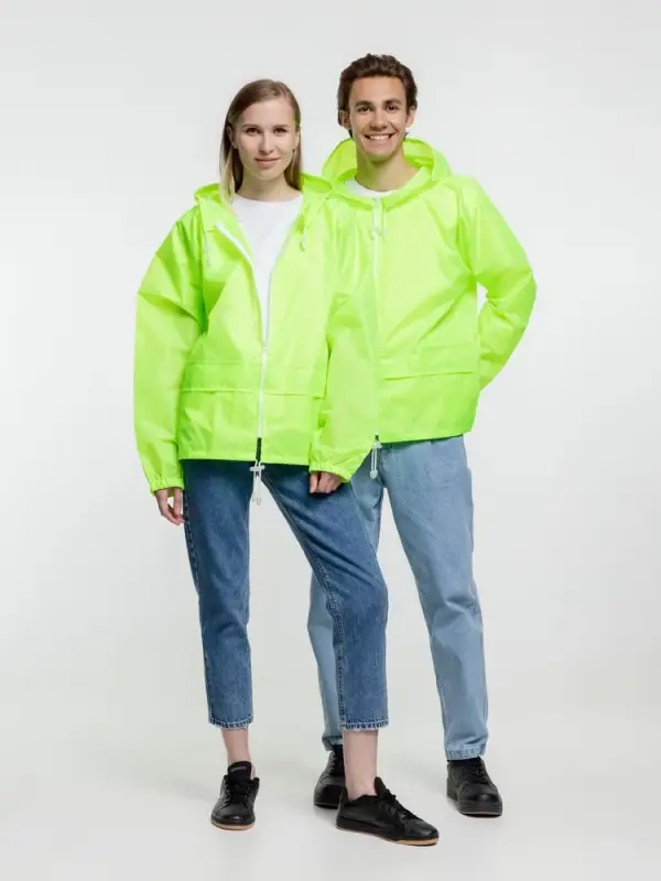 Дождевик Kivach Promo, желтый неон, размер S