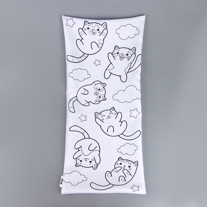 Наволочка под раскраску «Воздушные котики», 30 х 70 см Наволочка под раскраску «Воздушные котики», 30 х 70 см