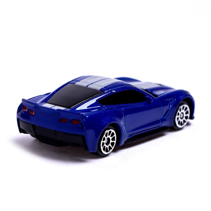 Машина металлическая CHEVROLET CORVETTE GRAND SPORT, 1:64, цвет синий Машина металлическая CHEVROLET CORVETTE GRAND SPORT, 1:64, цвет синий