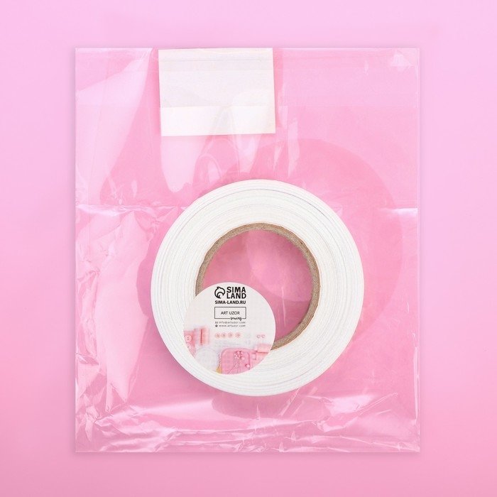 Размерник сатиновый, «S», 1000 шт, 12 мм, 30 м, цвет белый Размерник сатиновый, «S», 1000 шт, 12 мм, 30 м, цвет белый