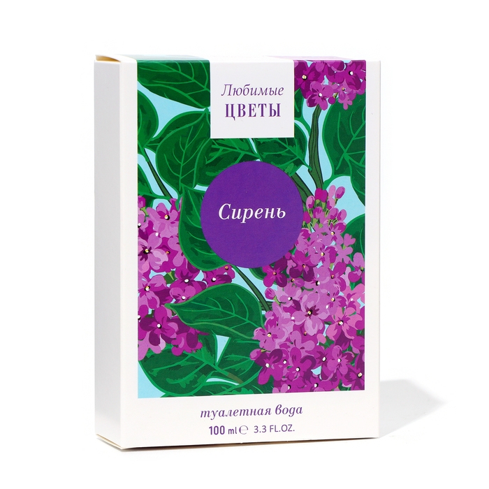 Туалетная вода женская Туалетная вода женская "Любимые цветы" сирень, 100 мл