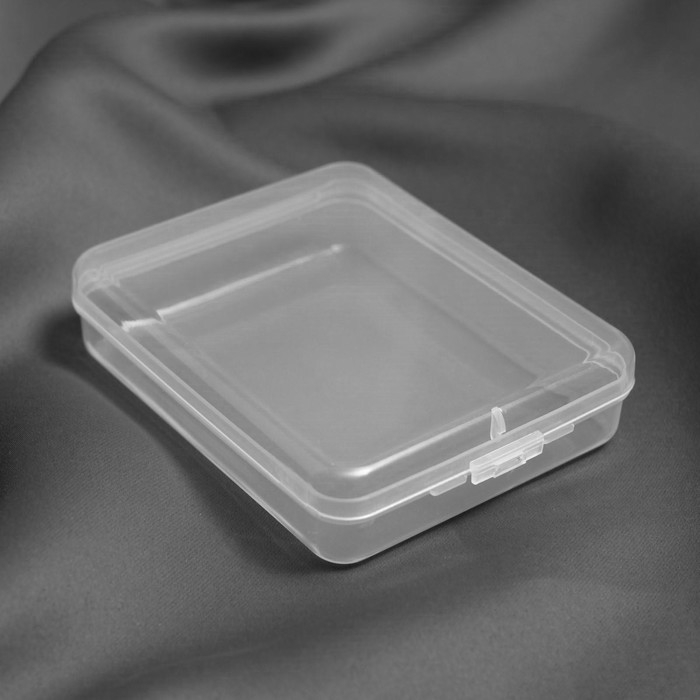 Контейнер для хранения мелочей, 11,5 × 9 × 2,8 см, цвет прозрачный Контейнер для хранения мелочей, 11,5 × 9 × 2,8 см, цвет прозрачный