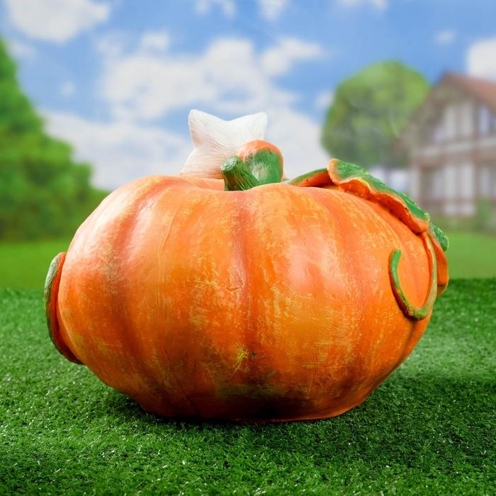 Садовая фигура  Садовая фигура "Тыква" 28х30х23см