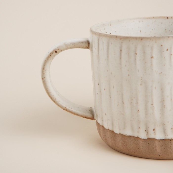 Набор кружек керамических SL Home «Виенто», 400 мл, цвет белый Набор кружек керамических SL Home «Виенто», 400 мл, цвет белый