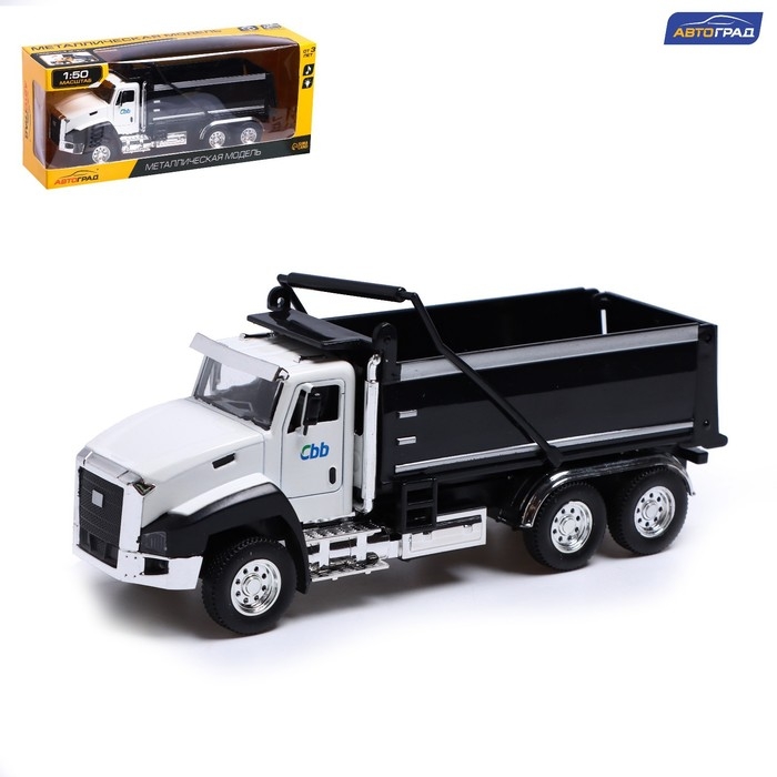 Грузовик металлический «Самосвал», инерция, открываются двери, свет и звук Грузовик металлический «Самосвал», инерция, открываются двери, свет и звук