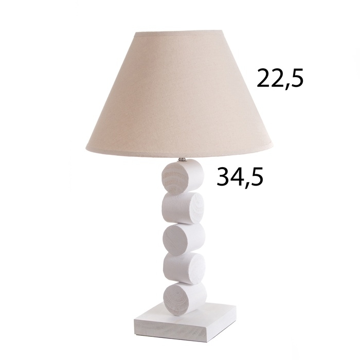 Настольная лампа Sophia белый 1х40Вт Е27 35х35х56см Настольная лампа Sophia белый 1х40Вт Е27 35х35х56см