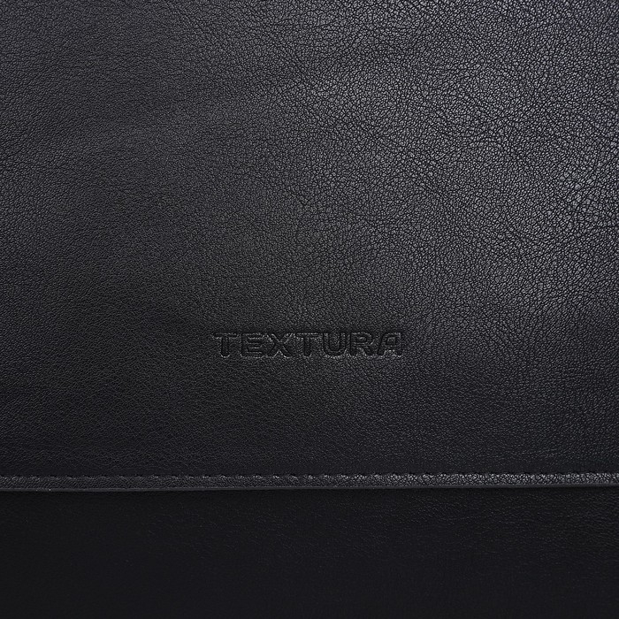 Сумка мужская через плечо TEXTURA, искусственная кожа, цвет чёрный Сумка мужская через плечо TEXTURA, искусственная кожа, цвет чёрный