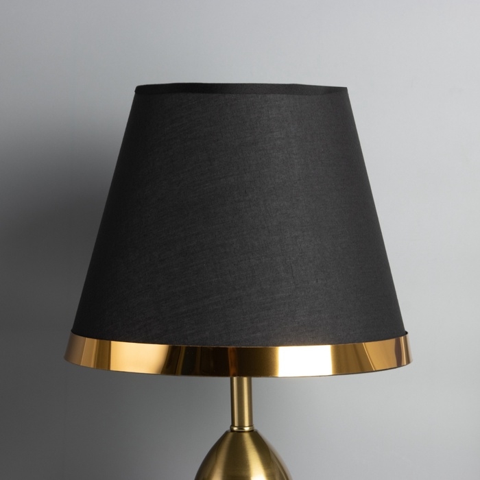 Лампа настольная Лампа настольная "Жан" 1х40Вт Е27 черный/бронза 25х25х40см