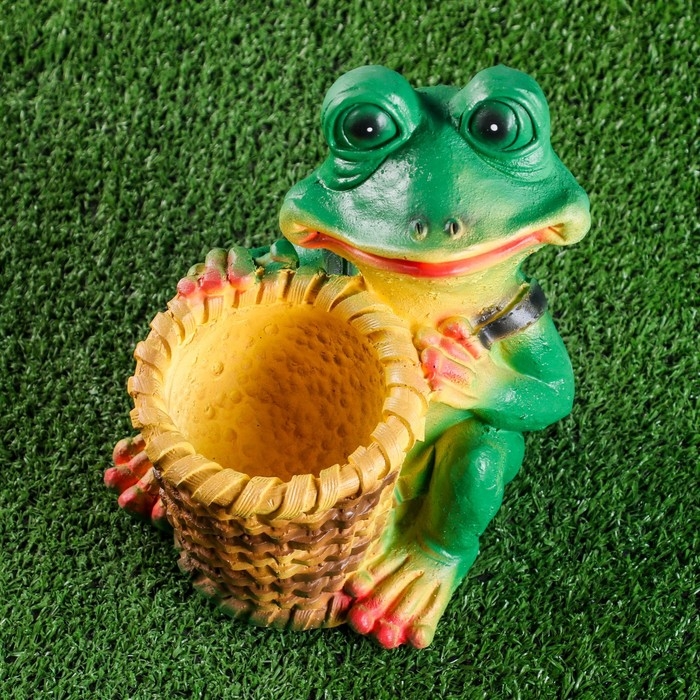 Фигурное кашпо  Фигурное кашпо "Лягушка" 17х17х23 см