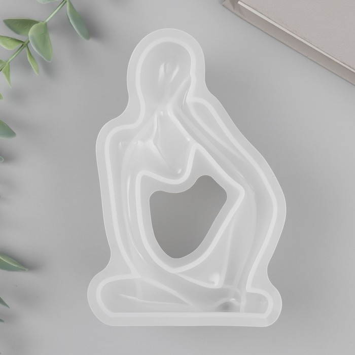 Молд силикон Молд силикон "Абстракция. Скучаю" 5х8,8х13,7 см