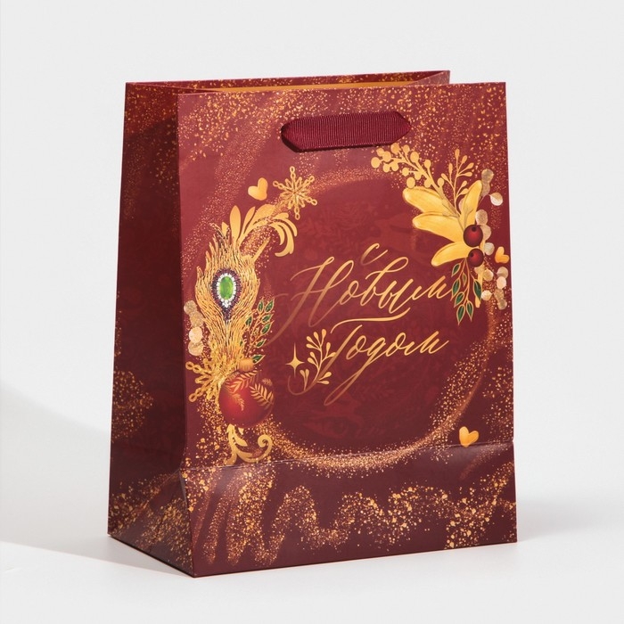 Пакет подарочный новогодний ламинированный «Сказка», MS 18 х 23 х 10 см, Новый год Пакет подарочный новогодний ламинированный «Сказка», MS 18 х 23 х 10 см, Новый год