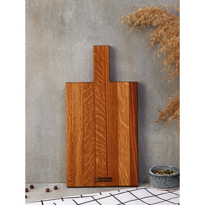 Доска разделочная и для подачи «Беличе», 29×15×2 см, дуб