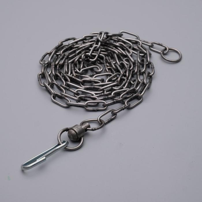 Цепь для привязи собак, 3 м, калибр 3 х 21 мм, черная Цепь для привязи собак, 3 м, калибр 3 х 21 мм, черная