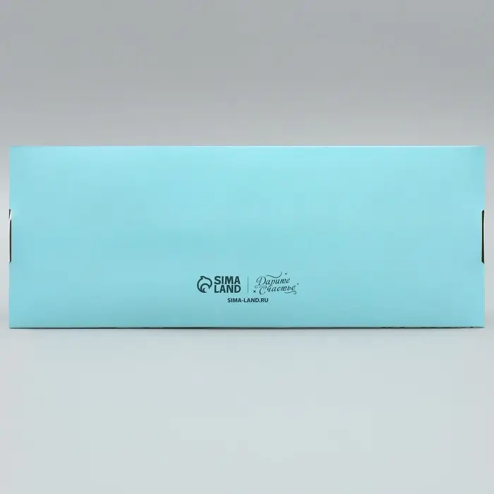 Коробка для кондитерских изделий с окном &laquo;Новогодняя&raquo;, 26 х 10 х 8 см