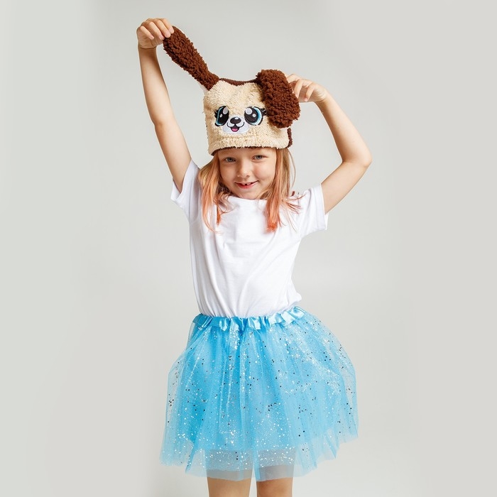 Карнавальная шапочка «Весёлые зверята: собачка», р. 52–54 Карнавальная шапочка «Весёлые зверята: собачка», р. 52–54