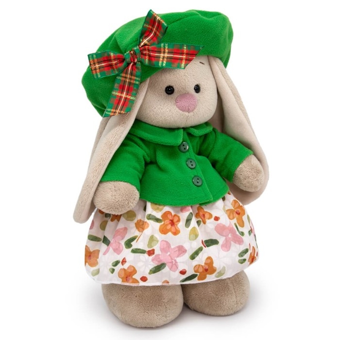 Мягкая игрушка «Зайка Ми в зелёной курточке и берете», 32 см Мягкая игрушка «Зайка Ми в зелёной курточке и берете», 32 см