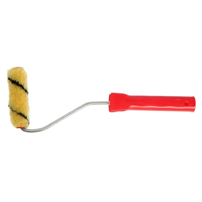 Мини-валик ЛОМ, полиэстер, 100 мм, рукоятка d=6 мм, D=16 мм, ворс 10 мм Мини-валик ЛОМ, полиэстер, 100 мм, рукоятка d=6 мм, D=16 мм, ворс 10 мм