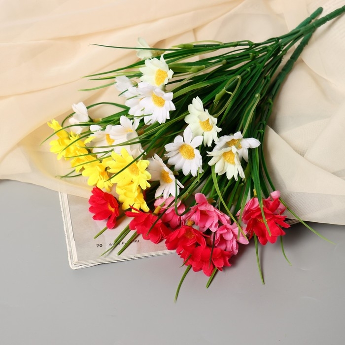 Букет Букет "Яркие ромашки" 28 см, микс