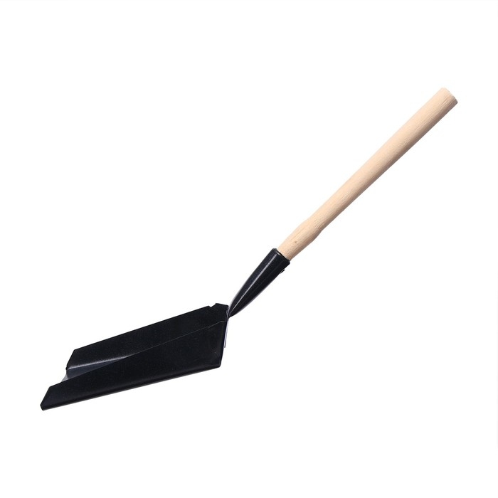 Совок хозяйственный, 19 × 19 × 5 см, металл, деревянный черенок 35 см, МИКС Совок хозяйственный, 19 × 19 × 5 см, металл, деревянный черенок 35 см, МИКС