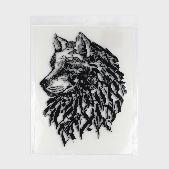 Термотрансфер «Волк граффити», 20,2 × 28 см, цена за 1 лист Термотрансфер «Волк граффити», 20,2 × 28 см, цена за 1 лист