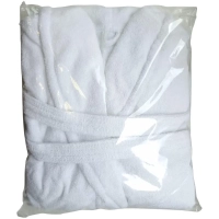 Халат махровый, шалька, размер 60, 400г/м2, белый