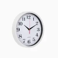 Часы настенные интерьерные &laquo;Время&raquo;, плавный ход, d=28 см, белые