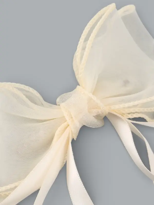 Бант для волос на заколке с лентами, жёлтый, Винкс