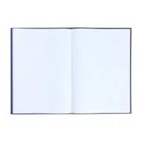 Книга учета А4, 96 листов, линия, 200&times;290 мм, обложка бумвинил, синий, блок офсетный