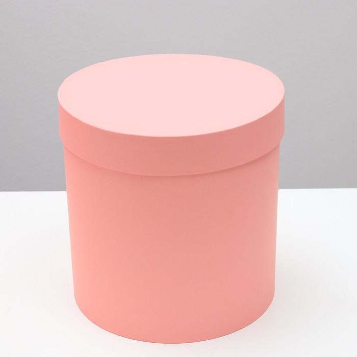 Набор круглых коробок 5 в 1 Набор круглых коробок 5 в 1 "Краски", персиковый, 25 х 25 х 25 - 19 х 19 х 19 см