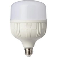 Лампа светодиодная LED-HP-PRO 50Вт 230В Е27 с адаптером E40 4000К IN HOME