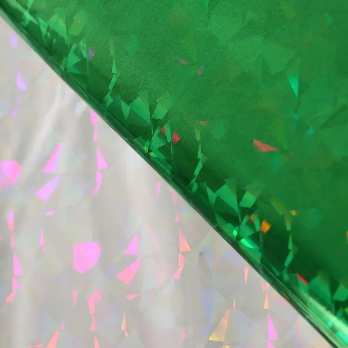 Пленка голографическая, «Калейдоскоп», зелёная, 70 см × 1 м Пленка голографическая, «Калейдоскоп», зелёная, 70 см × 1 м