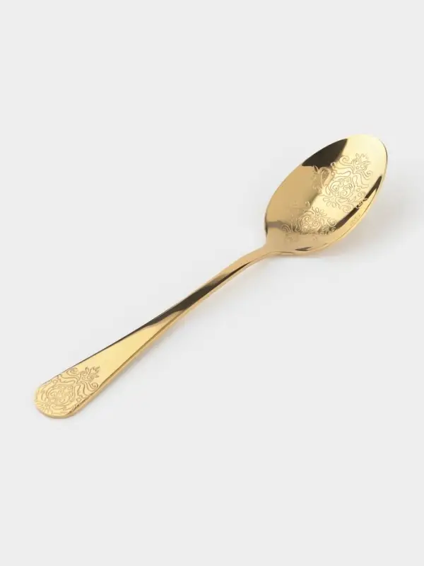 Набор ложек столовых 6 шт Набор ложек столовых 6 шт "Эмили" 20,5 см, цвет золото
