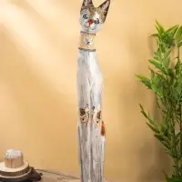 Сувенир &laquo;Кошка с золотыми бабочками и зеркальным сердцем&raquo;, 100&times;16&times;7 см, МИКС