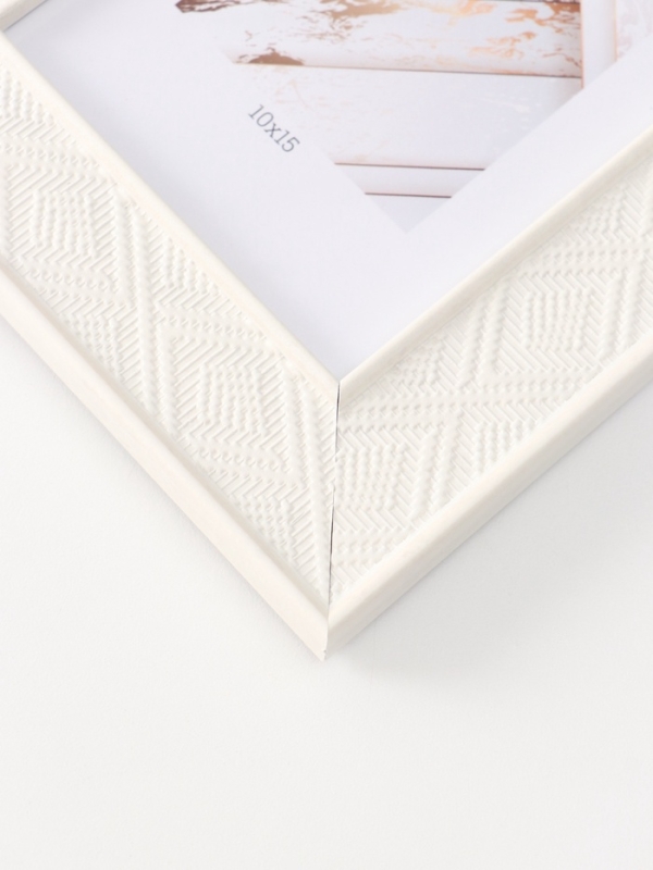 Фоторамка пластик Фоторамка пластик "МИРАМ" 10х15 см, бежевый