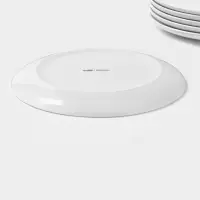 Тарелки Magistro Mien, d=26.3 см, набор 6 шт., фарфор, белые
