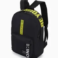 Рюкзак молодёжный на молнии, 3 кармана, 27&times;10&times;37.5 см, чёрный